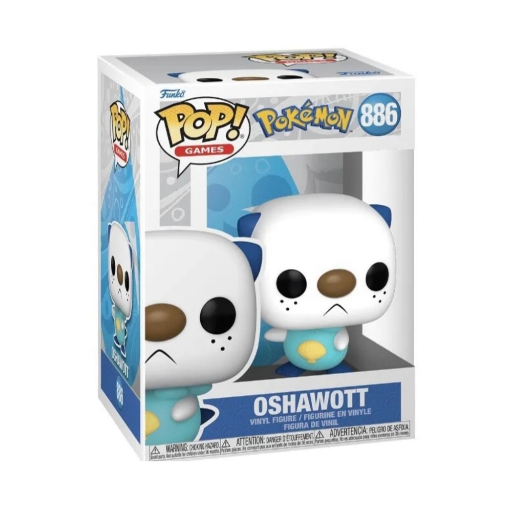 Funko Pop! Games Pokémon Oshawott Figure #886. Brand New.
